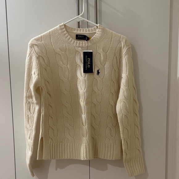 Polo Ralph Lauren Sweaters - NWT Polo by Ralph Lauren Ivory Cable Knit Sweater